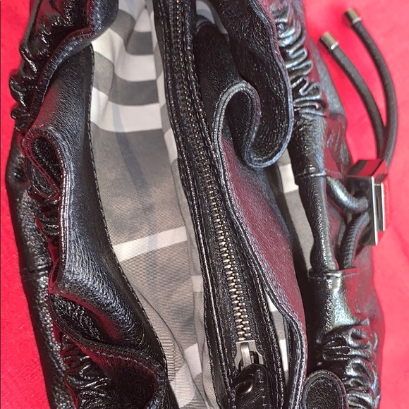 BURBERRY BLACK PRORSUM LARGE WARRIOR HOBO BAG - Picture 8 of 14